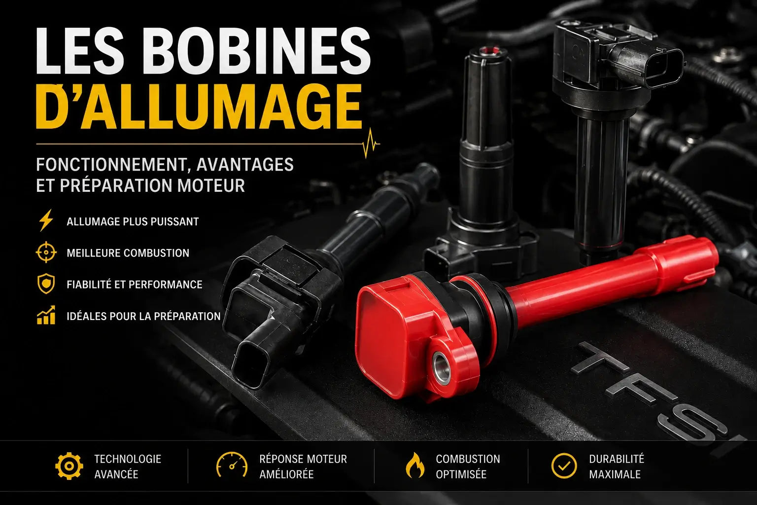 Les bobines d'allumage : fonctionnement, avantages et préparation moteur (Guide complet)