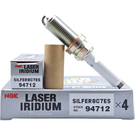  Bougies NGK Iridium SILFER8C7ES Audi RS7 pour 2.0 TFSI EA888 Gen3 VW Golf 7 GTI/R, Audi S3, Seat Leon Cupra 5F