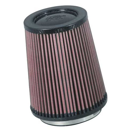  Filtre à air universel K&N - Dessus en fibre de carbone - 4-1/4