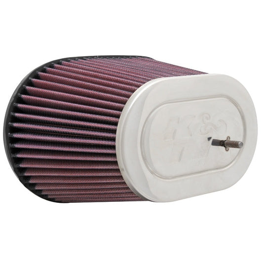  Filtre à air universel à fixation par collier K&N - Modèle ovale-; pour moteurs DFI Big Block TPI (RC-5050) - RC-5050