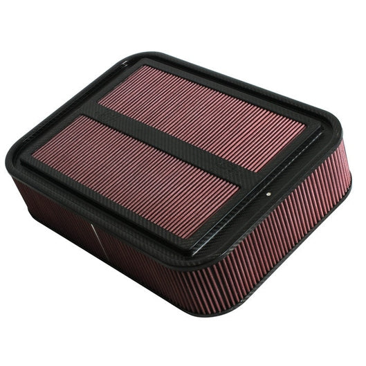  K&N - Ensemble de course personnalisé - FIBRE DE CARBONE ; BOÎTE À AIR ; GRANDE BOÎTE À AIR DE 4