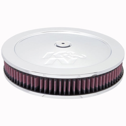  K&N - Ensemble filtre à air rond - 5-1/8