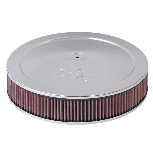  K&N - Ensemble filtre à air rond - 5-1/8