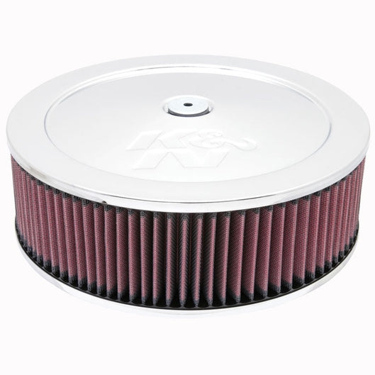  K&N - Ensemble filtre à air rond - Bride 7-5/16