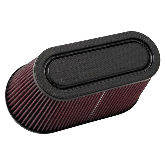  K&N - Filtre à air universel - Dessus et base en fibre de carbone - 3,5