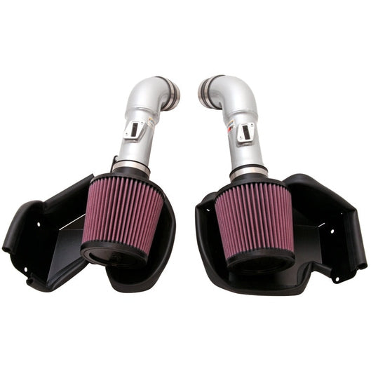  K&N - Système d'admission d'air haute performance - TYPHOON-; NISSAN/INFINITI 370Z/G37 V6-3.7L F/I, 09-19- ARGENT (69-7078TS) – Infiniti / Nissan - 69-7078TS