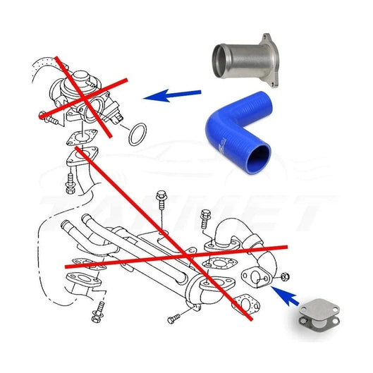  Kit de suppression vanne EGR 1.9 TDI 130 / 150 / 160 AWX AVF ASZ ARL AXC