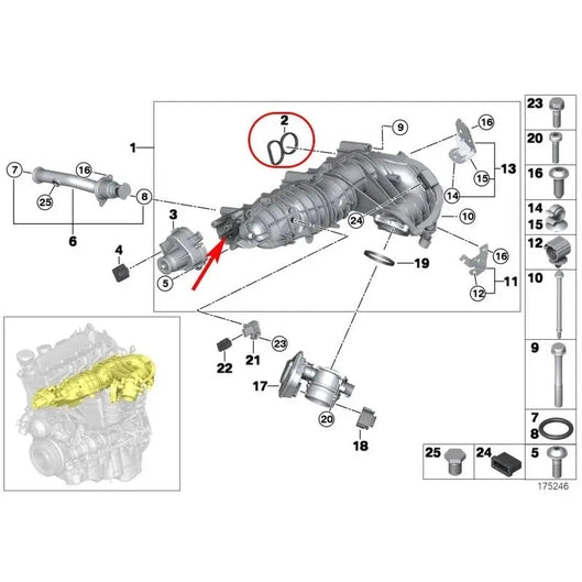  Kit suppression clapets admission BMW N47 N47S 2.0 diesel