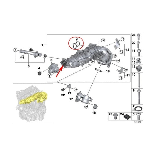  Kit suppression clapets admission BMW N47 N47S