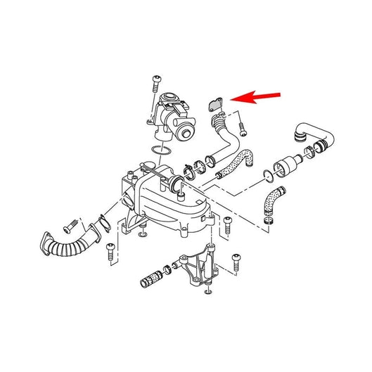  Plaque de suppression vanne EGR pour Audi A4 A5 A6 Q5 Q7 VW Touareg Porsche Cayenne 2.7 TDI 3.0 TDI