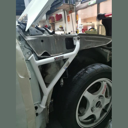  Supports d'ailes Ultra Racing à 3 points MITSUBISHI EVO 1 1ST GEN (CD9A) 2.0T 4WD 1992-1994